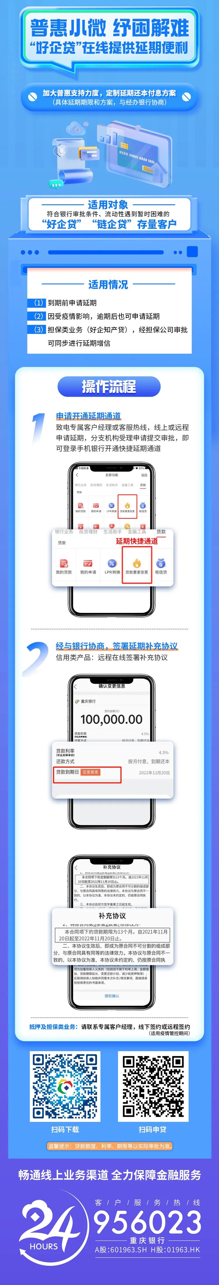 “好企贷”普惠小微 纾困解难|在线提供延期便利 灵活续贷